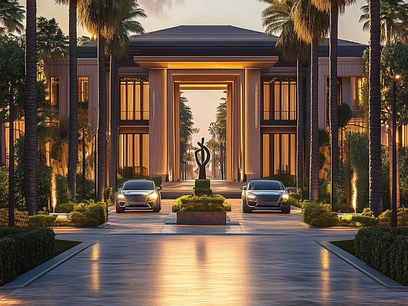 Grand arrival boulevard at Kalpataru Vian Lokhandwala Andheri West