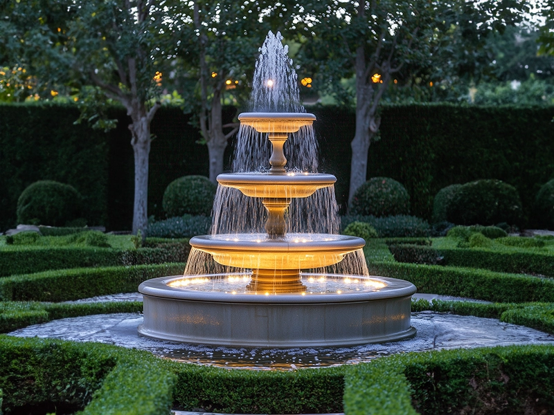 Luxury entrance plaza at Kalpataru Vian project in Lokhandwala