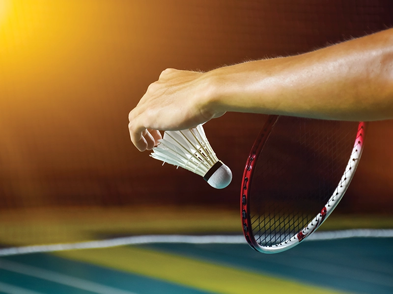 Badminton court at Kalpataru Vian project in Lokhandwala