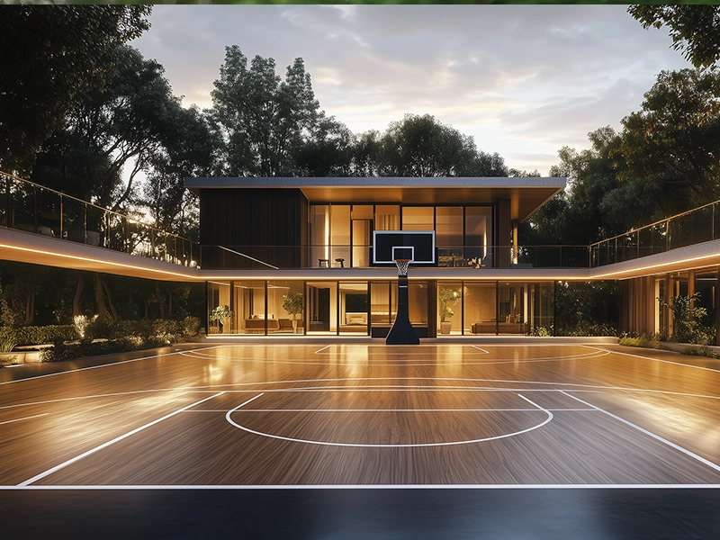 Basketball court at Kalpataru Vian Lokhandwala Andheri West